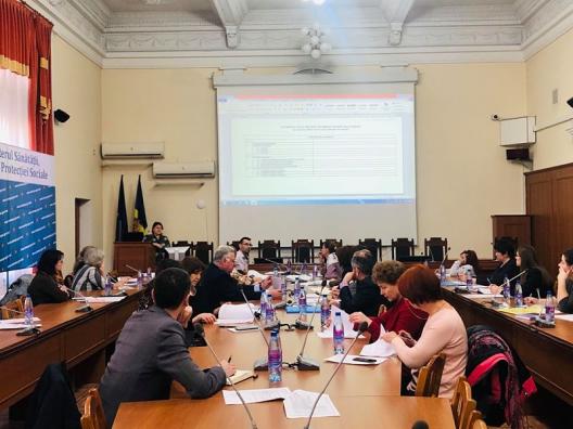 Reprezentanții entităților din subordinea MSMPS au participat la seminarul de consolidare a capacităților de coordonare managerială