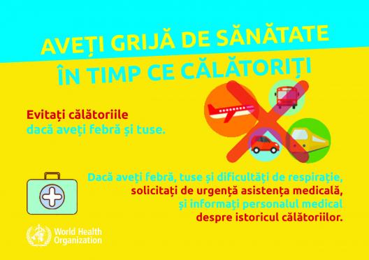 Precizări referitor la noile recomandări OMS privind izbucnirea de Coronavirus de tip nou 2019 (n-CoV)