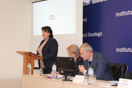 Viorica Dumbrăveanu a efectuat o vizită de lucru la IMSP Institutul Oncologic: “Vom soluționa cele mai stringente probleme, astfel încât pacienții să beneficieze de tratament calitativ și eficient acasă”