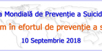 Ziua Mondială de prevenire a suicidului cu sloganul „Să ne unim eforturile pentru prevenirea suicidului”
