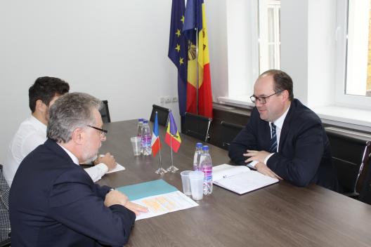Întâlnirea secretarului de stat Ion Dodon cu E.S. Pascal Le Deunff, ambasadorul Franței în Republica Moldova
