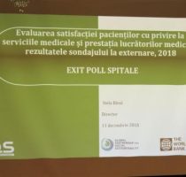 A fost lansat primul studiu de evaluare a satisfacției pacienților la externare