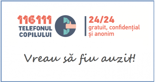Circa 5853 de copii au apelat la Serviciul „Telefonul Copilului” pe parcursul anului 2018