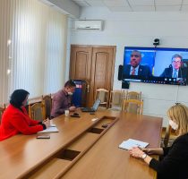 Viorica Dumbrăveanu a discutat cu Ambasadorul SUA Dereck J. Hogan despre situația epidemiologică din Republica Moldova
