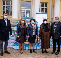 Donație de dezinfectanți din partea Austriei și OMS pentru instituțiile de asistență socială din țară