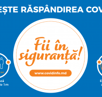 „Fii în siguranță” – este îndemnul autorităților pentru prevenirea răspândirii infecției COVID-19, în cadrul unei campanii naționale de comunicare