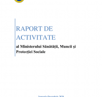 Raport de activitate al Ministerului Sănătății, Muncii și Protecției Sociale (ianuarie-decembrie 2020)