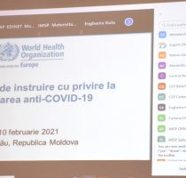 Lucrătorii medicali sunt instruiți privind organizarea procesului de vaccinare împotriva COVID-19