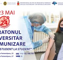USMF organizează maratonul universitar de imunizare împotriva COVID-19. Sunt așteptați toți studenții și cadrele didactice la vaccinare