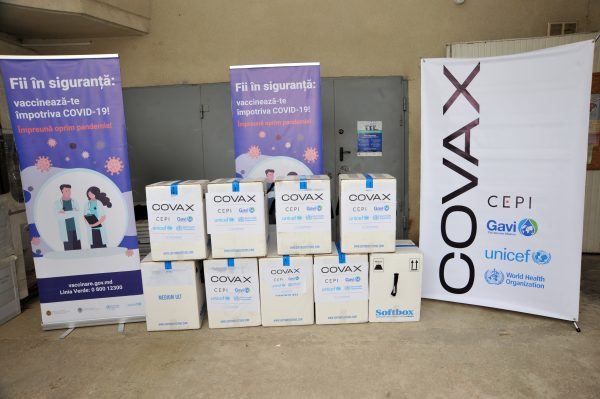 Republica Moldova a recepționat, astăzi, 50.310 doze de vaccin Pfizer -BioNTech prin intermediul platformei COVAX
