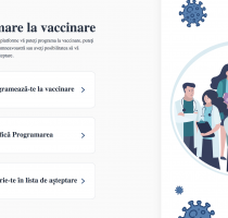 Populația se poate programa online la vaccinare prin intermediul platformei: www.vaccinare.gov.md