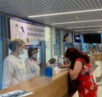 În incinta Aeroportului Chișinău a fost inugurat un Punct de vaccinare