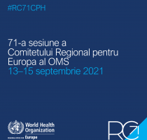 Comitetul Regional OMS pentru Europa se întrunește la cea de-a 71-a sesiune