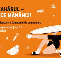 A fost lansată campania de informare „Redu zahărul – alege ce mănânci!”
