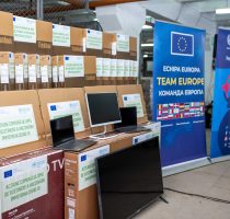 Uniunea Europeană și Organizația Mondială a Sănătății au donat echipamente pentru echipele mobile de vaccinare din țară