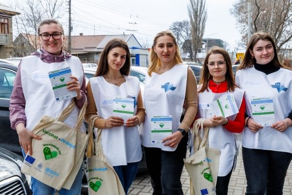 Campania națională de informare „Vaccinat = Protejat”, la Bălți