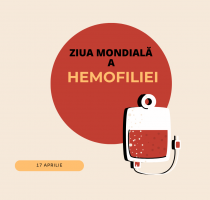 Ziua mondială a hemofiliei, marcată în fiecare an la 17 aprilie