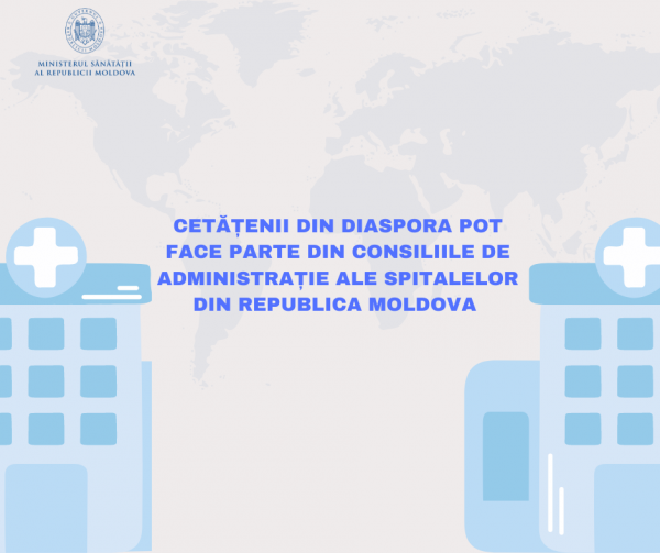 Cetățenii din diaspora se pot alătura efortului de consolidare a sistemului medical din țara noastră