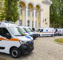 Nouă instituții medicale au fost dotate cu ambulanțe de tip A