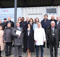 La Spitalul Raional Călărași a fost lansată platforma împreună cu stația de producere a oxigenului medical