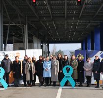 Săptămâna europeană de prevenire a cancerului de col uterin: sute de călători au fost informați despre prevenirea și depistarea precoce a maladiei