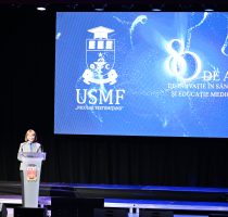 Ministra Sănătății a participat la ceremonia aniversară dedicată celor 80 de ani de la fondarea Universității de Stat de Medicină și Farmacie „Nicolae Testemițanu”